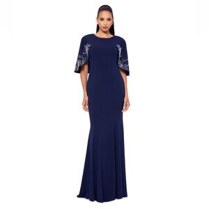 Betsy & Adam embellished gown